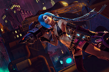 Jinx Lol Cosplay , jinx-league-of-legends, league-of-legends, games, cosplay, artstation HD wallpaper