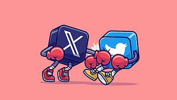Twitter Bird Vs X, twitter, digital-art, artwork, artist, creative, logo, behance HD wallpaper