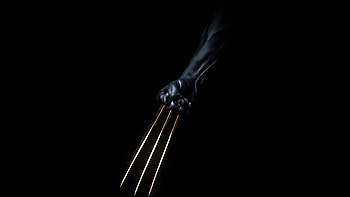 Wolverine gold claws, dark HD wallpaper
