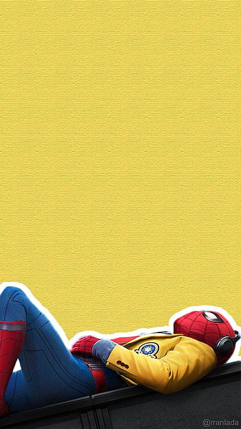 Coolest Spiderman, orange, knee, Spider-Man, cool, yellow HD phone wallpaper