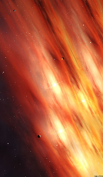Abstract, Planets, Universe, Stars, Shining, Bright HD phone wallpaper