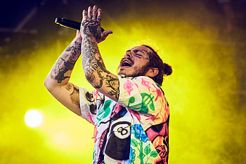 2018 Lollapalooza, Post Malone HD wallpaper