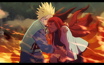 Kushina Uzumaki, Minato Namikaze HD wallpaper