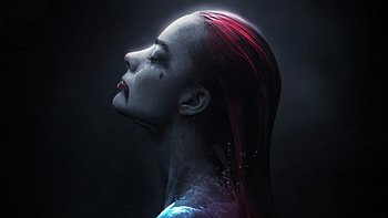 Harley Quinn Blood Bath , harley-quinn, superheroes, artist, artwork, digital-art, artstation HD wallpaper