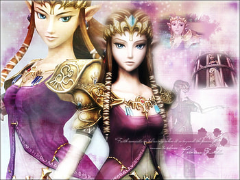 Sakura Zelda, zelda, link, princess, legend HD wallpaper