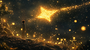 Magic Dreams: of a Shooting Star, magic, dream, shooting star HD wallpaper