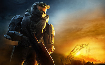 Halo, game, abstract HD wallpaper