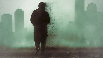Silhouette, Miscellanea, Miscellaneous, Human, Person, Dissolution, Disappearing, Disappearance HD wallpaper