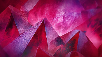 Purple pyramids, purple, digital, abstract, art, pyramids HD wallpaper