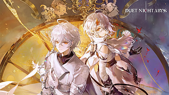 Duet Night Abyss — White‑Haired Duo (Video Game), video game, Duet Night Abyss, white hair HD wallpaper