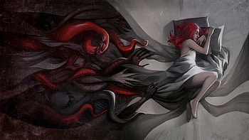 Worst Nightmare, worst, girl, nightmare, dream HD wallpaper