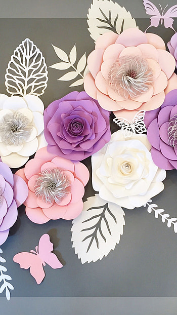 Paper Flowers, Adorable Paper Work Flowers HD phone wallpaper