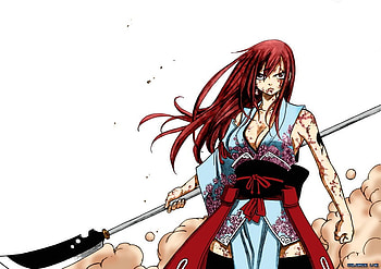 erza scarlet, scarlet, redhead, titania, perfect HD wallpaper