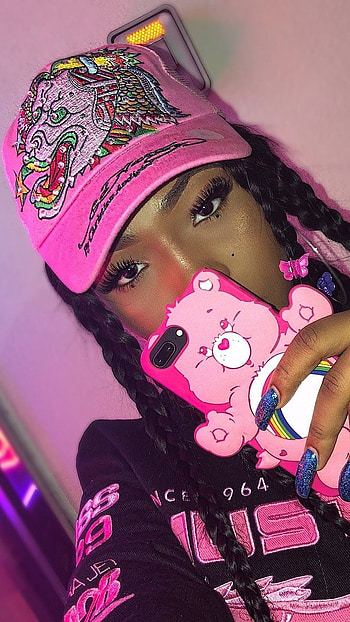 Baddie Pink, Bad, Girl HD phone wallpaper