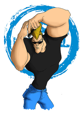Johnny Bravo, Cartoon character, Cartoon Network, ArtStation HD phone wallpaper