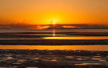 Nature, Sunset, Sun, Glare, Rays, Beams HD wallpaper