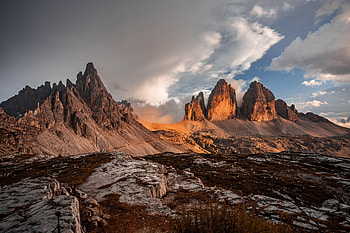 Nature, Sky, Mountains, Clouds, Rocks, Stone HD wallpaper