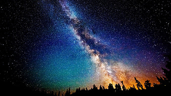 The Milky Way at Night PC and Mac HD wallpaper