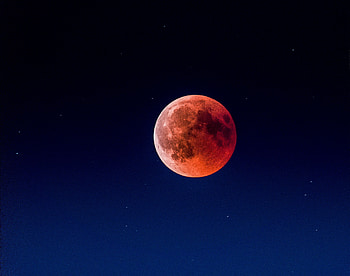 Universe, Full Moon, Eclipse, Red Moon, Bloody Moon HD wallpaper