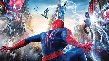 Rhino, Electro, Green Goblin, Spider-Man (Andrew Garfield) HD wallpaper