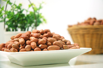 Food, Nuts, Plate, Peanut HD wallpaper