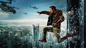 The Running Man — City Leap HD wallpaper