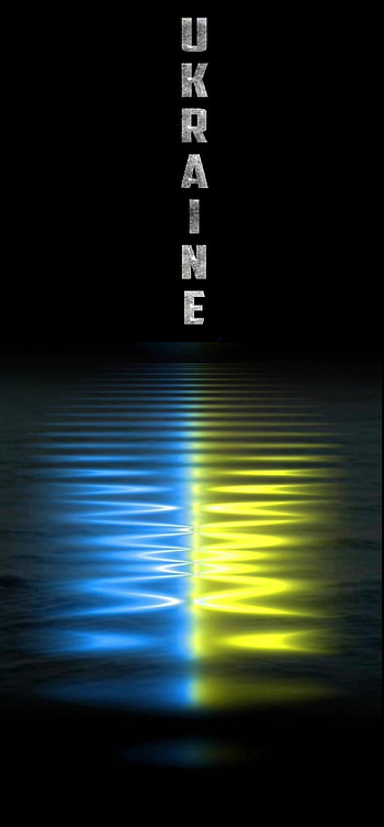Ukraine water flag HD phone wallpaper