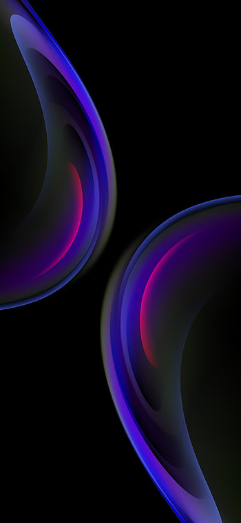 black oled abstract HD phone wallpaper
