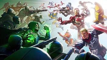 Doom Henchmen And Allies Of The Avengers Fortnite 2024, fortnite, games, 2024-games, mobile, avengers, doctor-doom, captain-america, iron-man, video-games HD wallpaper