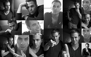 Chris Pine, , Posted by Ryan Tremblay HD wallpaper