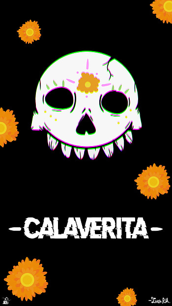 -calaverita-, dark, skull HD phone wallpaper