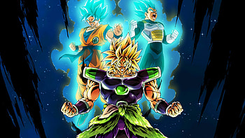 Broly, Vegeta, Dragon Ball Super, , Epic showdown HD wallpaper