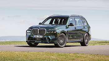 Dark, Green, Alpina, Alpina XB7, Car, 2023, Road, Sky, Background, Cars HD wallpaper
