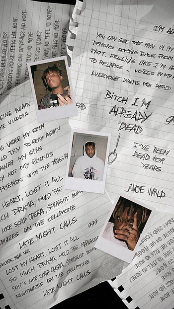 Juice WRLD, rap, world, lean, 999, fighting, demons, lljw HD phone wallpaper
