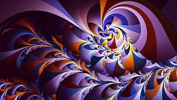 Swirl, fractal, digital art, pattern HD wallpaper