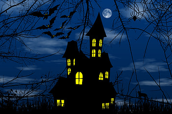 Art, Night, Lock, Dark, Bats HD wallpaper