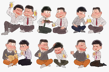 Osomatsu Osomatsu-San Fanart and background HD wallpaper