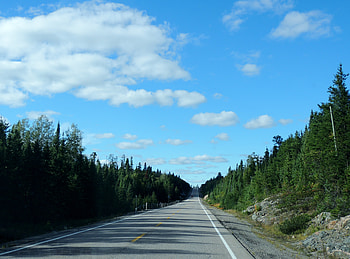 Highway Of Shadows, graphy, Highway, Nature, Shadows, Clouds, Sky HD wallpaper