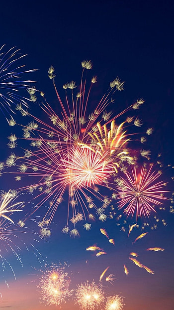 Happy New Year, Abstract, Background HD phone wallpaper