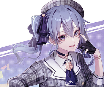 Hoshimachi Suisei, hololive, Hoshimachi Suisei, Anime, Virtual Youtuber HD wallpaper