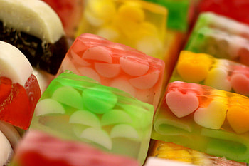 Fruit candy extravaganza, Sweet soap treats, Mouthwatering delight, Sugary indulgence HD wallpaper