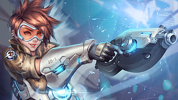 Tracer Overwatch, overwatch, games HD wallpaper