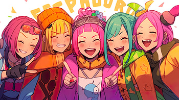 Anime Girls Friendship, friend, Anime, girl, anime girl HD wallpaper