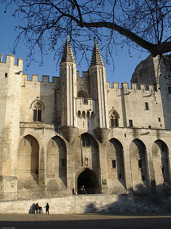 Palace of the Popes, Avignon tourism, Avignon sightseeing, Avignon attractions HD phone wallpaper
