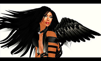 Angel, abstract, fantasy HD wallpaper