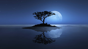 Best Moon in PSD HD wallpaper