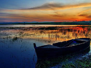 sunset colors, colors, sunset HD wallpaper