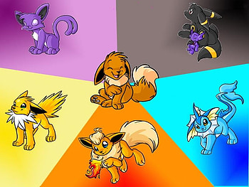 Pokemon, jolteon, umbreon, eevee, espeon, flareon, vaporeon HD wallpaper