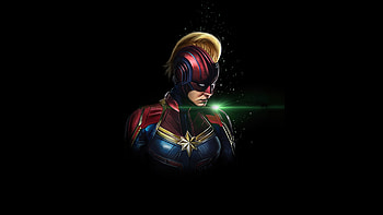 Captain Marvel Dark, Captain Marvel HD wallpaper