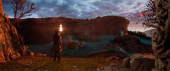 Hellblade 2 - Outside Cave cam 2, Senua's Saga: Hellblade II, Senua (Hellblade), video game HD wallpaper
